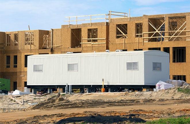 temporary office rentals at a construction site in Hawthorne, FL